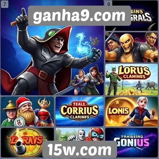 Relação de jogos populares no Ganha9.com é diversificada